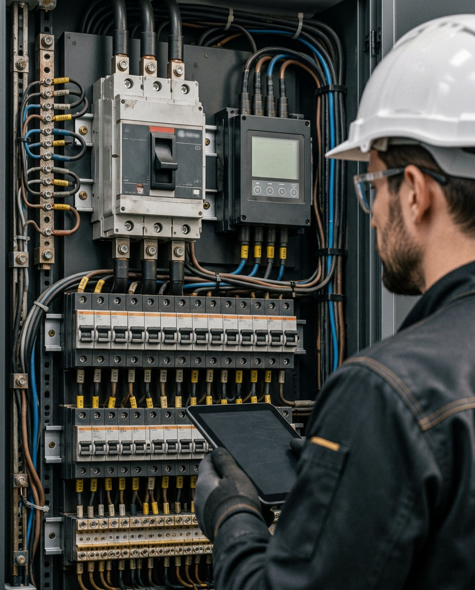 Electrical distribution board inspection